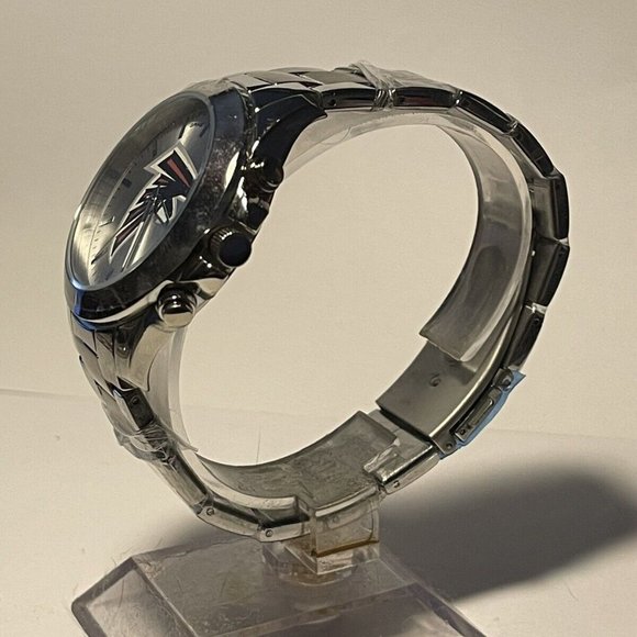 ATLANTA FALCONS NFL Team Logo Stainless-Steel Men's Watch by Game Time NEW - Picture 3 of 8
